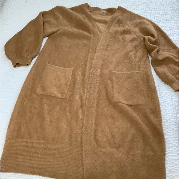 CALIA by Carrie Underwood Sweaters - Cozy Tan Cardigan with Pockets